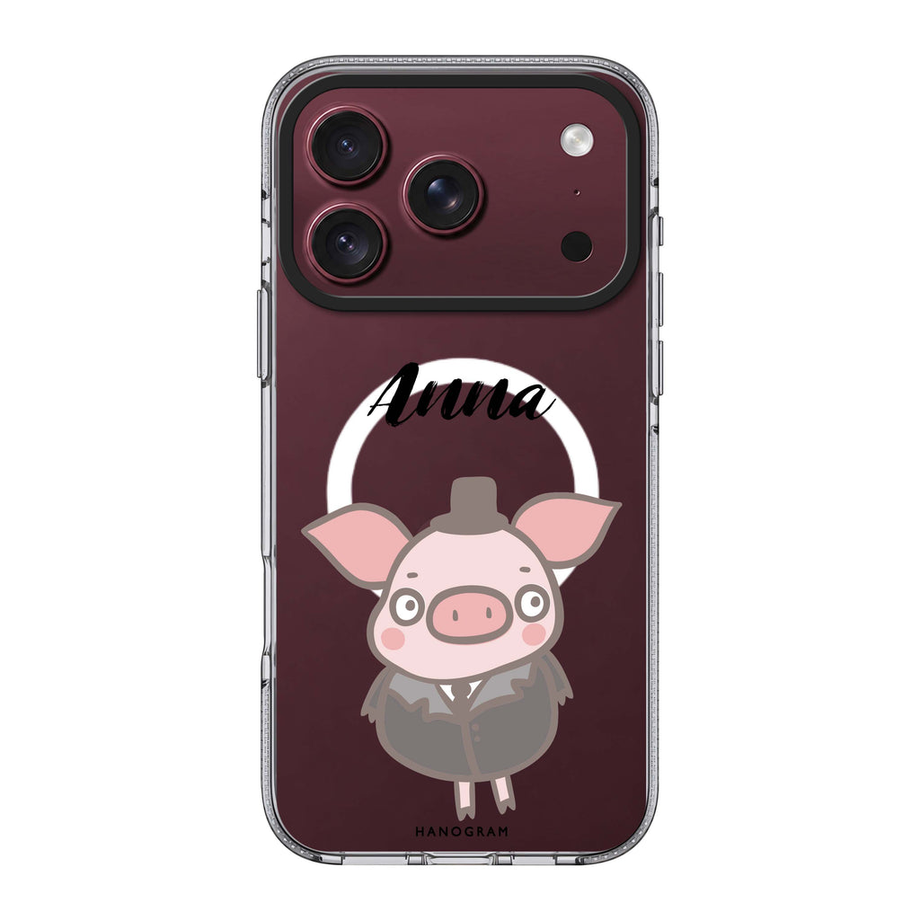 Funny Piggy 水晶透明保護殼