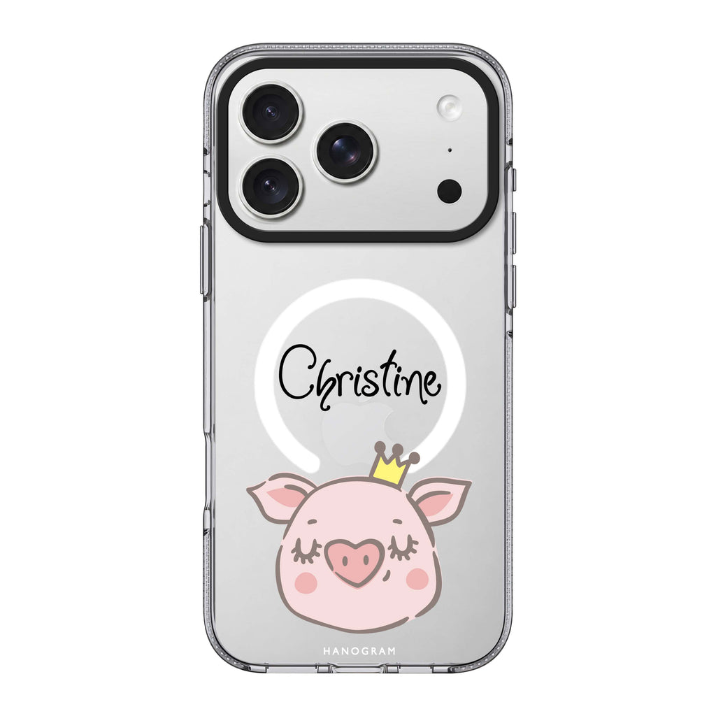 Piggy Queen 水晶透明保護殼