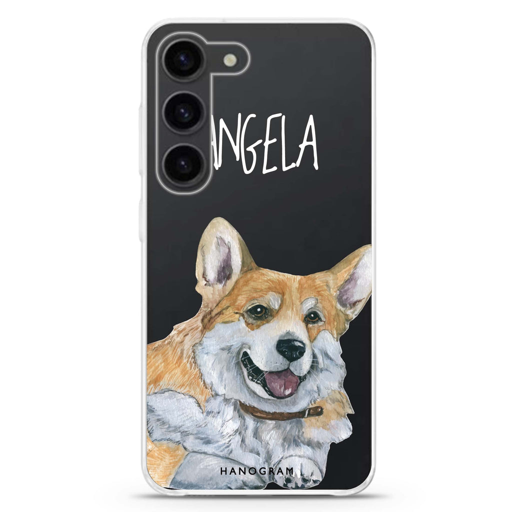 Corgi Samsung Galaxy 水晶透明保護殼