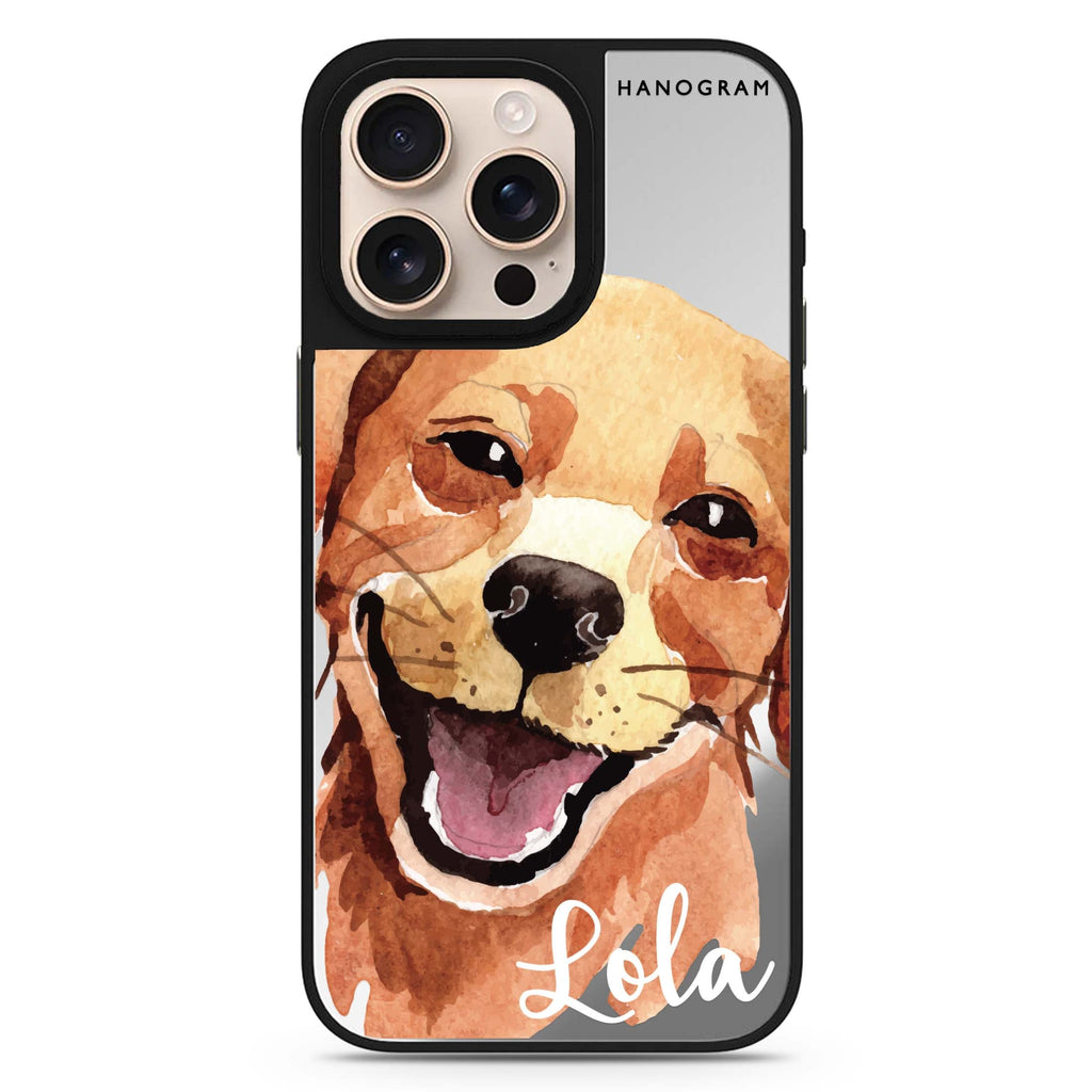 Golden Retriever 鏡面手機殼