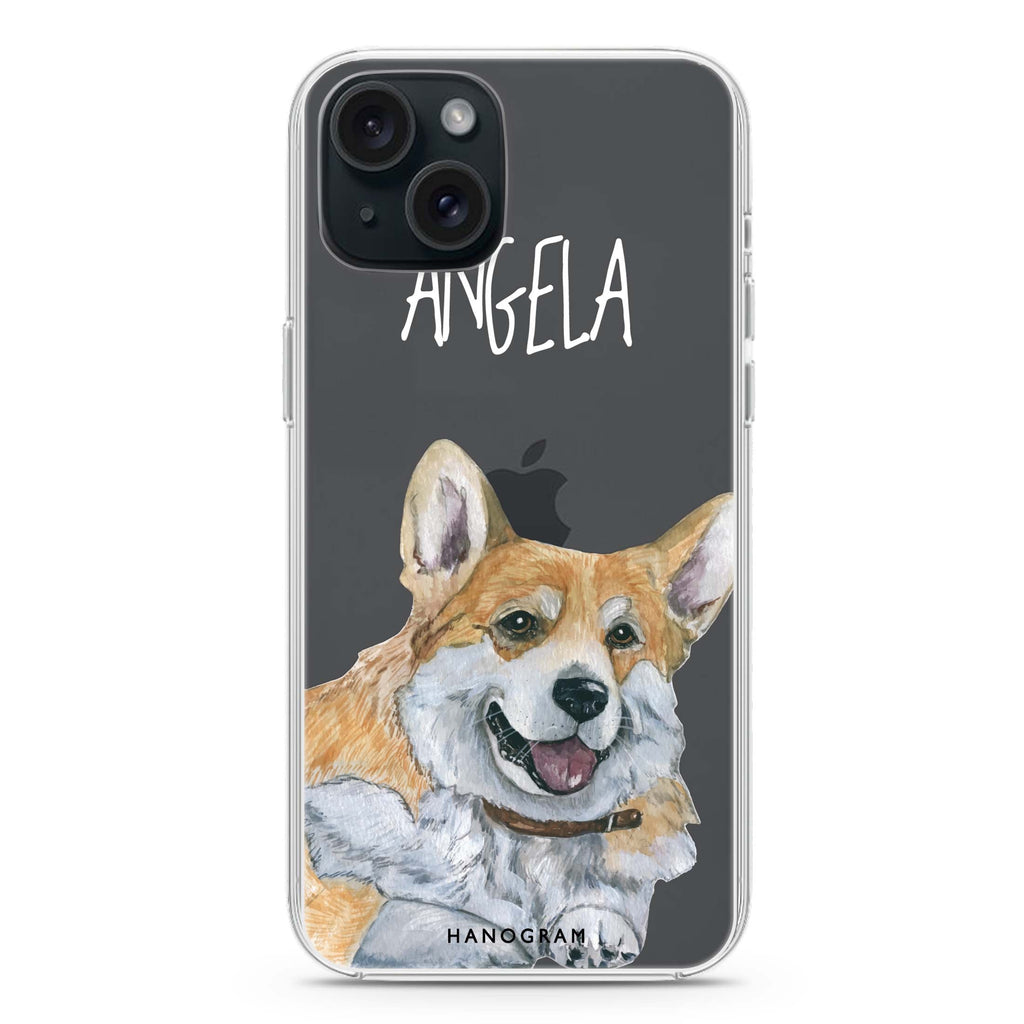 Corgi iPhone 15 水晶透明保護殼