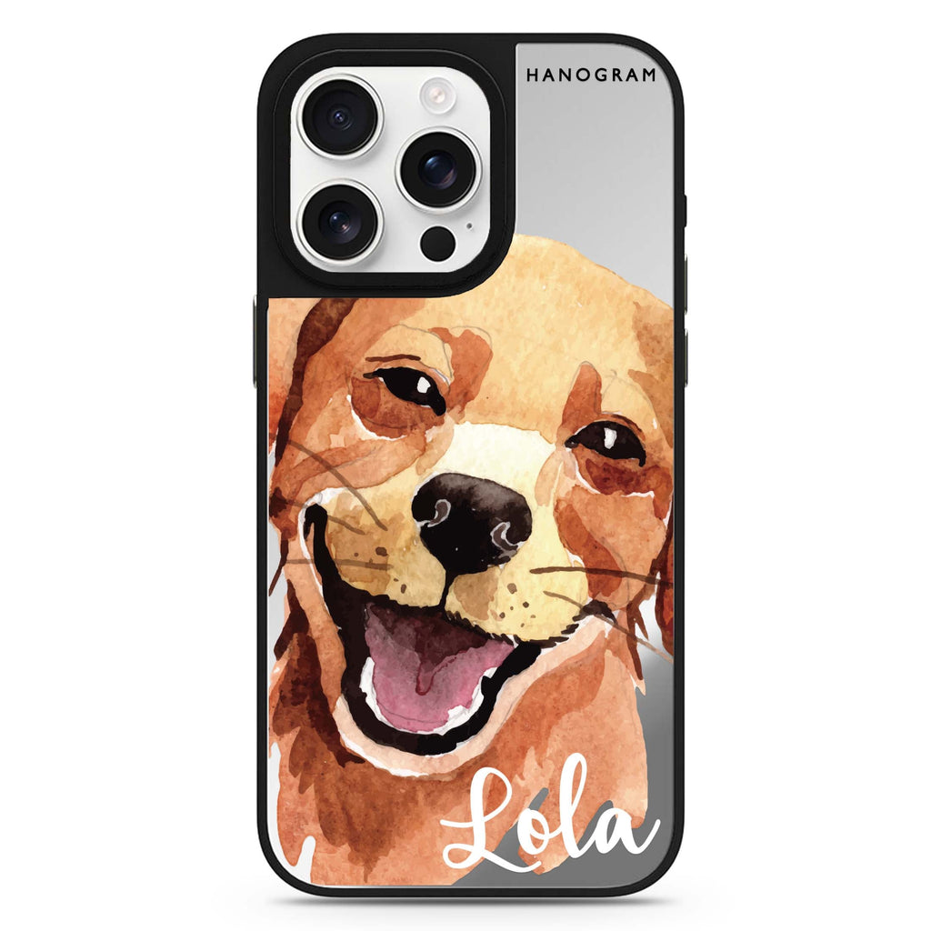 Golden Retriever 鏡面手機殼