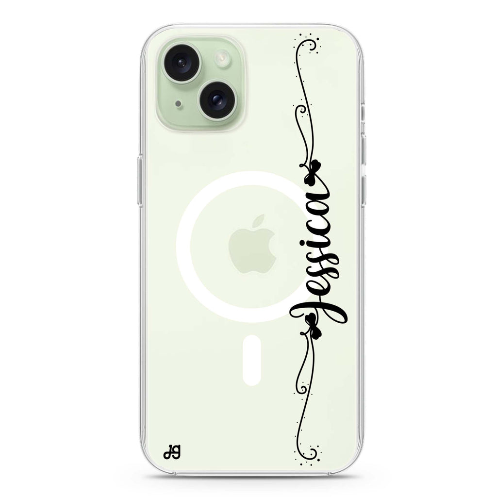 Custom iPhone 15 Magsafe 兼容水晶透明保護殼
