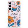 Floral Pattern Samsung Galaxy 水晶透明保護殼