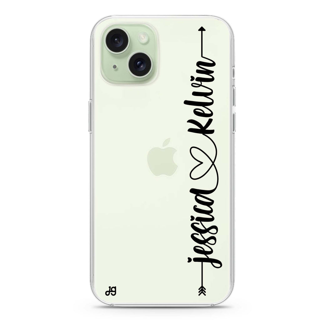Custom iPhone 15 plus 水晶透明保護殼