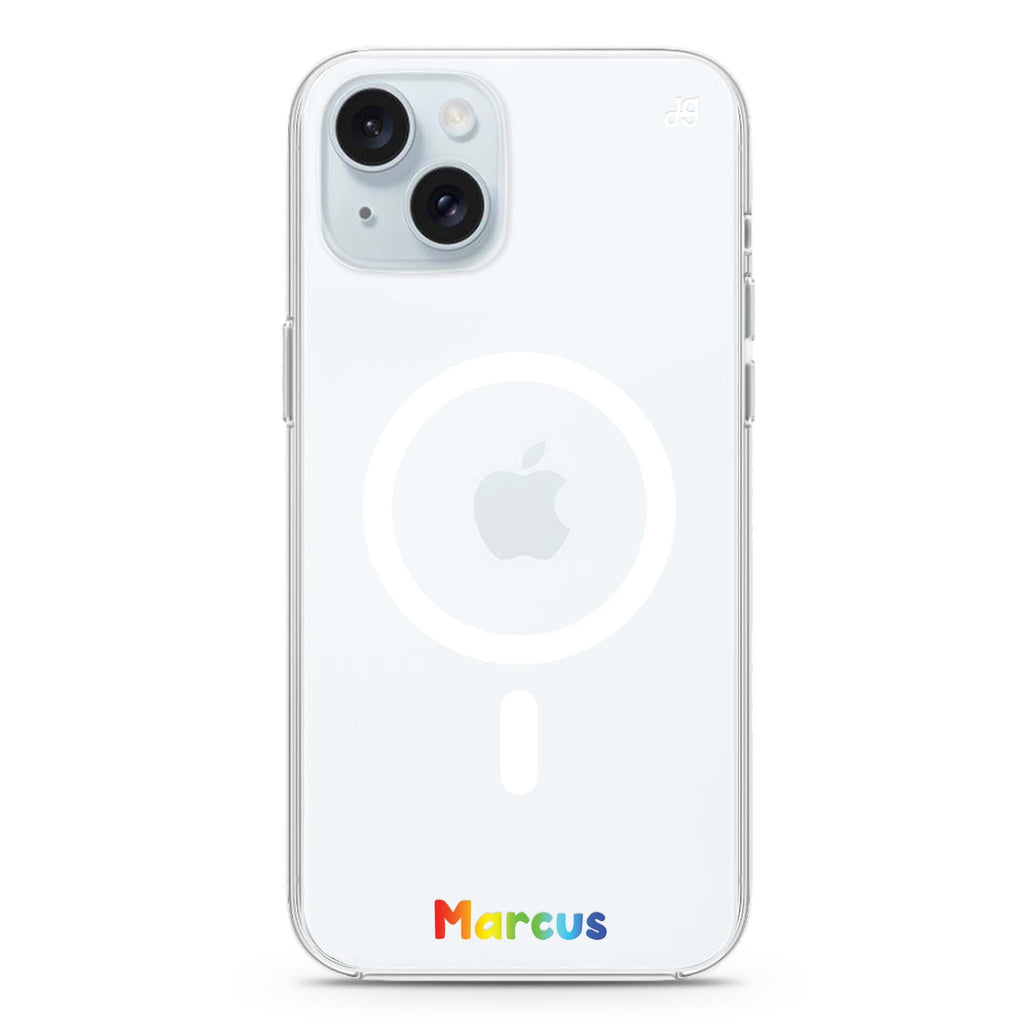 Custom iPhone 15 Magsafe 兼容水晶透明保護殼