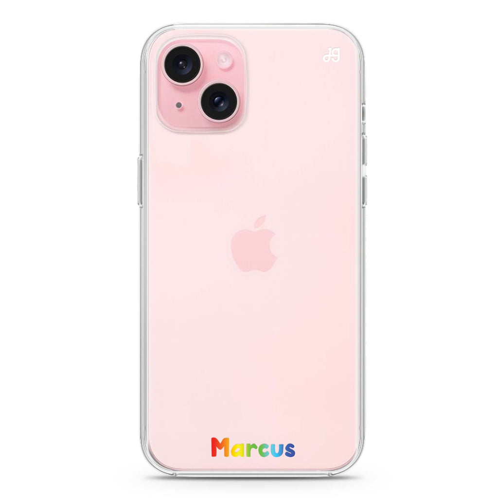 Custom iPhone 15 plus 水晶透明保護殼