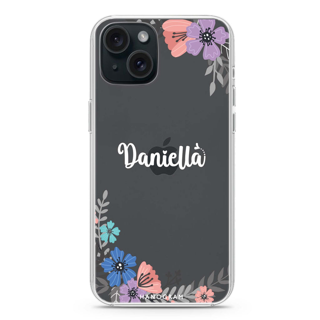 Blossom Bliss iPhone 15 水晶透明保護殼