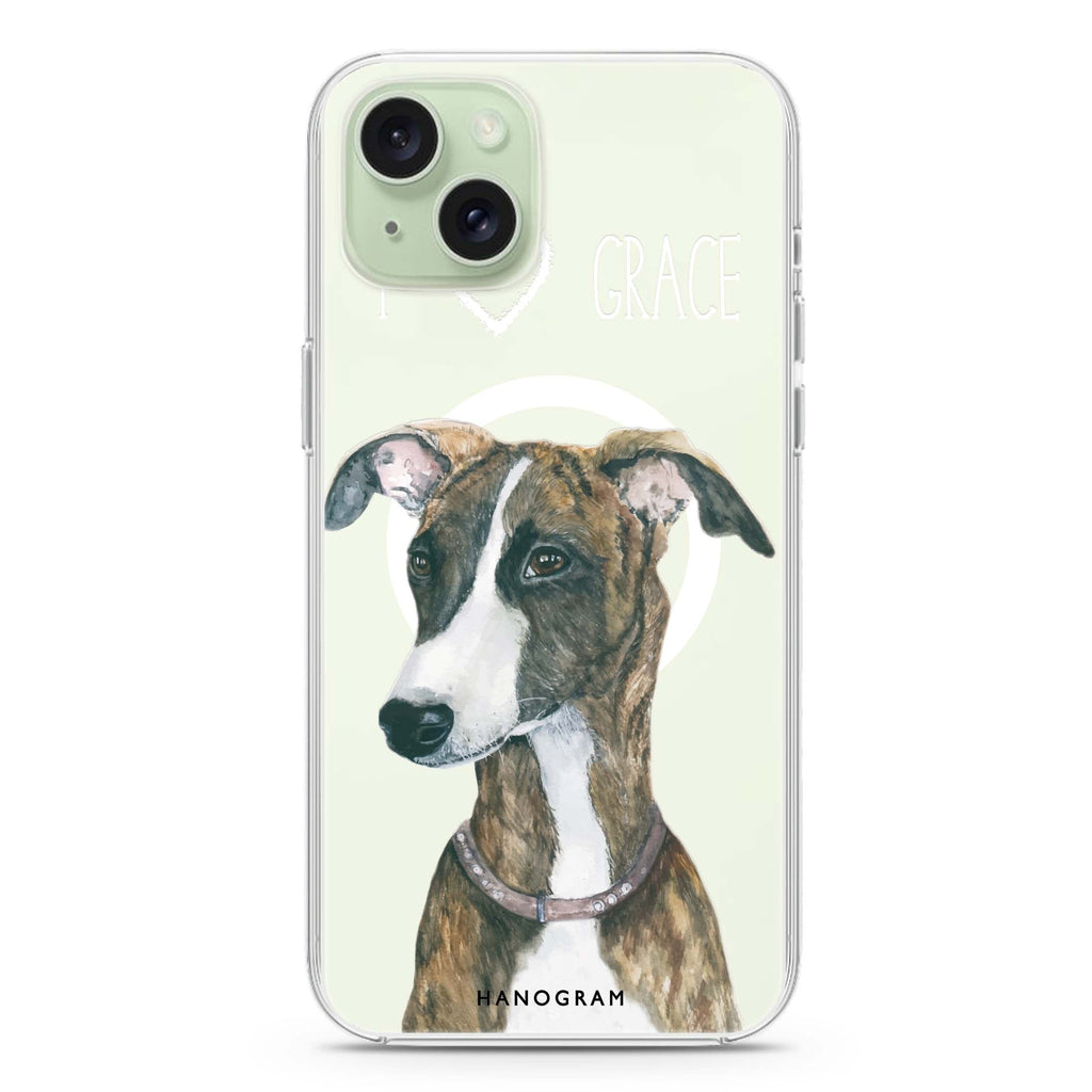 Whippet iPhone 15 Magsafe 兼容水晶透明保護殼