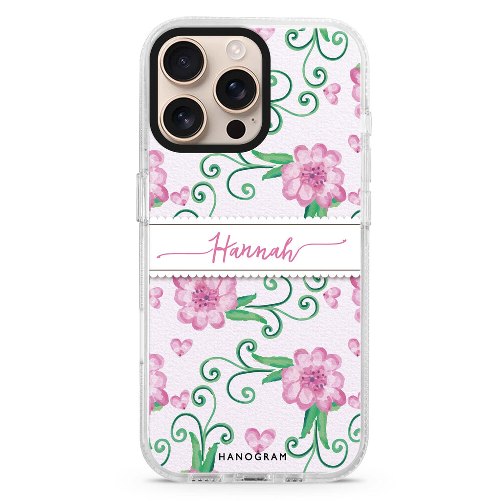 The Dancing Flower iPhone 16 Pro & 16 Pro Max Case - Personalized and Stylish Protection