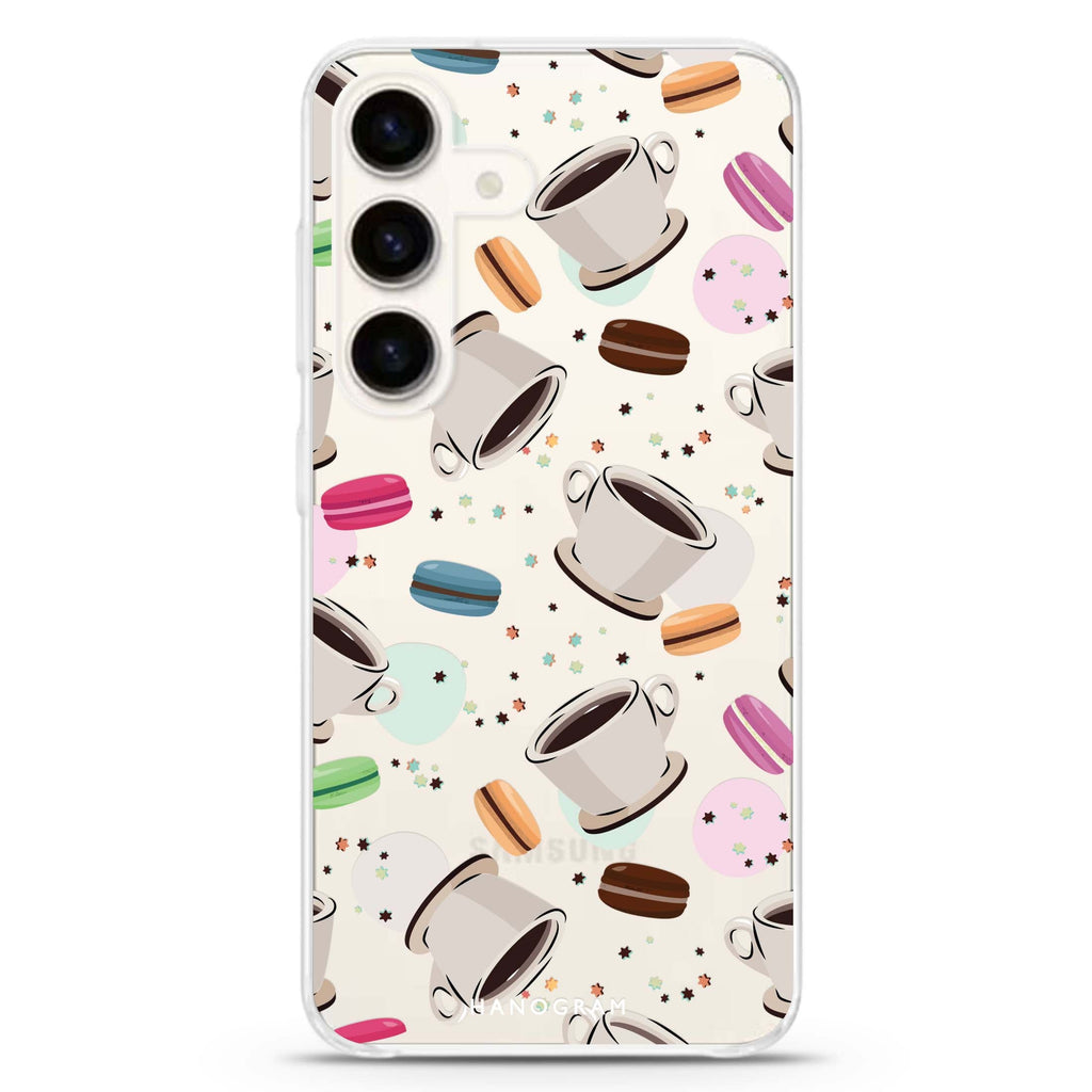 Aroma Hour Samsung Galaxy S26/S25/S24 水晶透明保護殼正面展示