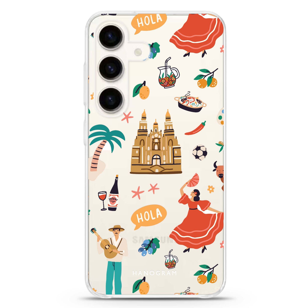 HOLA Samsung Galaxy S26/S25/S24 水晶透明保護殼正面展示