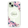 Blossom Breeze iPhone 15 Plus Magsafe 兼容水晶透明保護殼