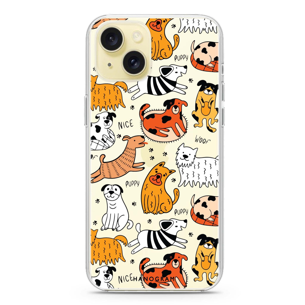 Furry Friends iPhone 15 水晶透明保護殼
