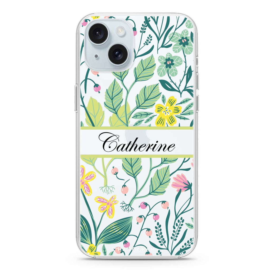 Fleur Fusion iPhone 15 水晶透明保護殼