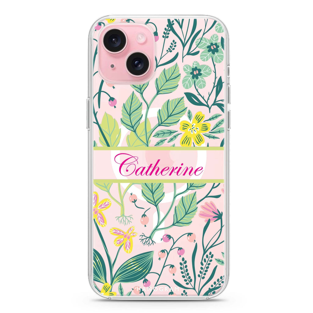 Fleur Fusion iPhone 15 Plus Magsafe 兼容水晶透明保護殼