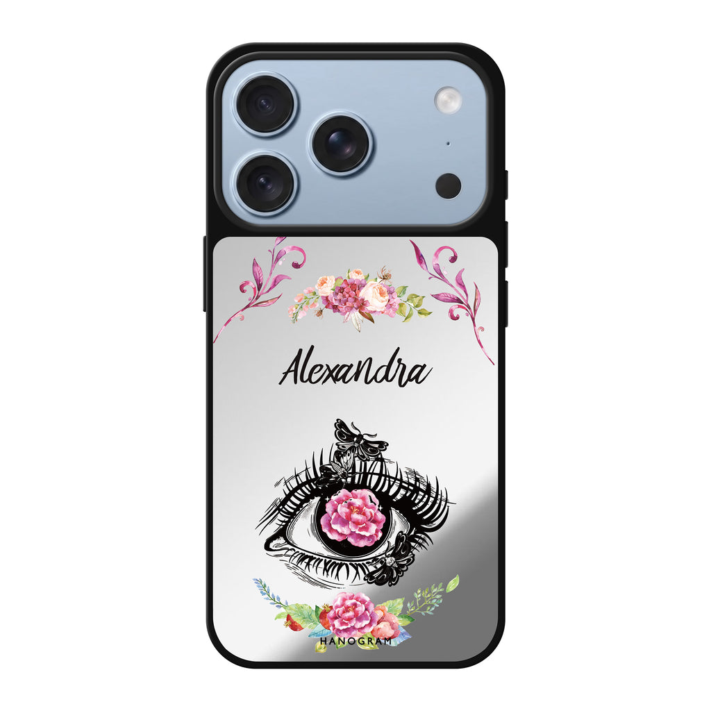 Flower in Eye 鏡面手機殼