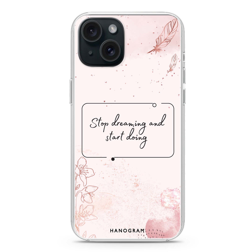 Stop Dreaming iPhone 15 水晶透明保護殼
