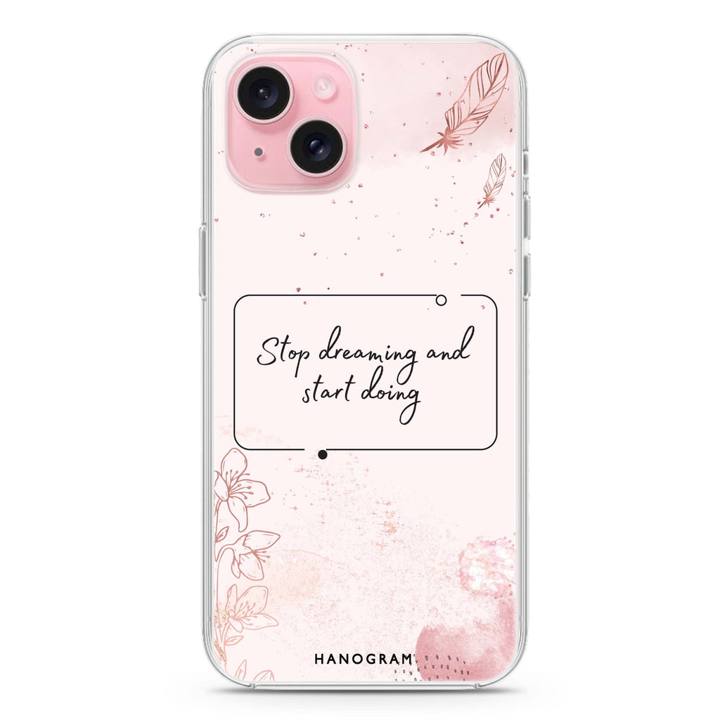 Stop Dreaming iPhone 15 plus 水晶透明保護殼
