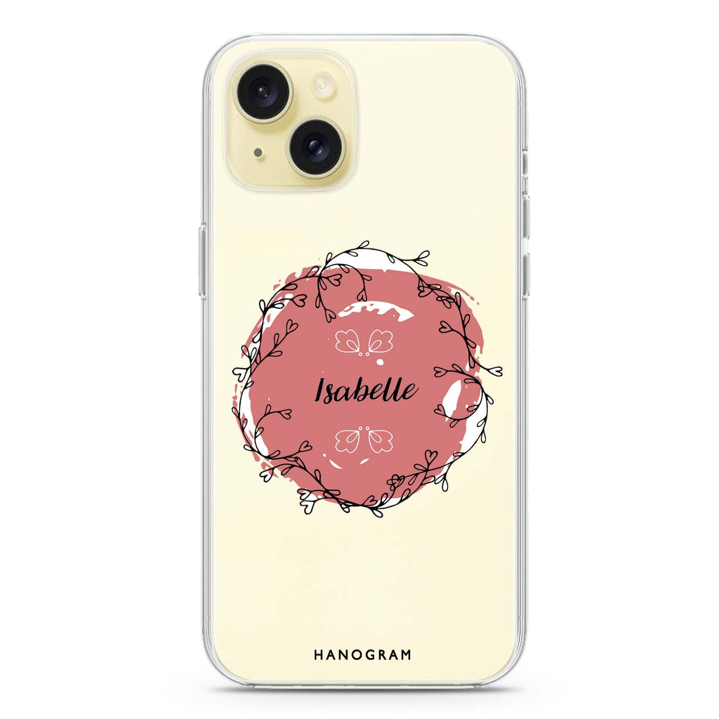 Heart Crown iPhone 15 水晶透明保護殼