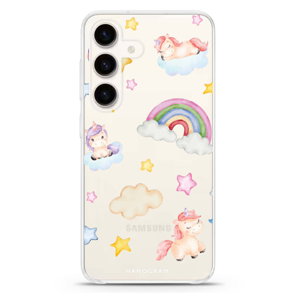 Magic Mane Marvels Samsung Galaxy S26/S25/S24 水晶透明保護殼正面展示