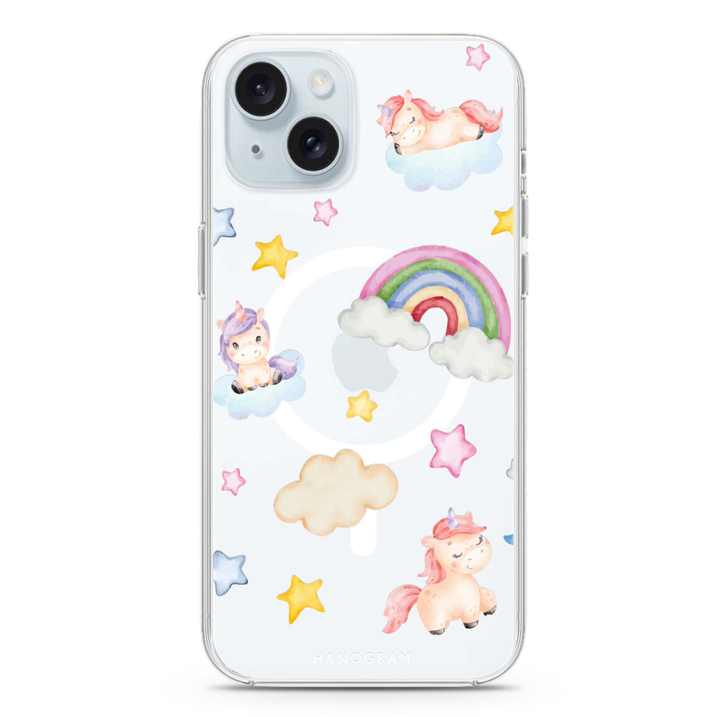 Magic Mane Marvels iPhone 15 Magsafe 兼容水晶透明保護殼