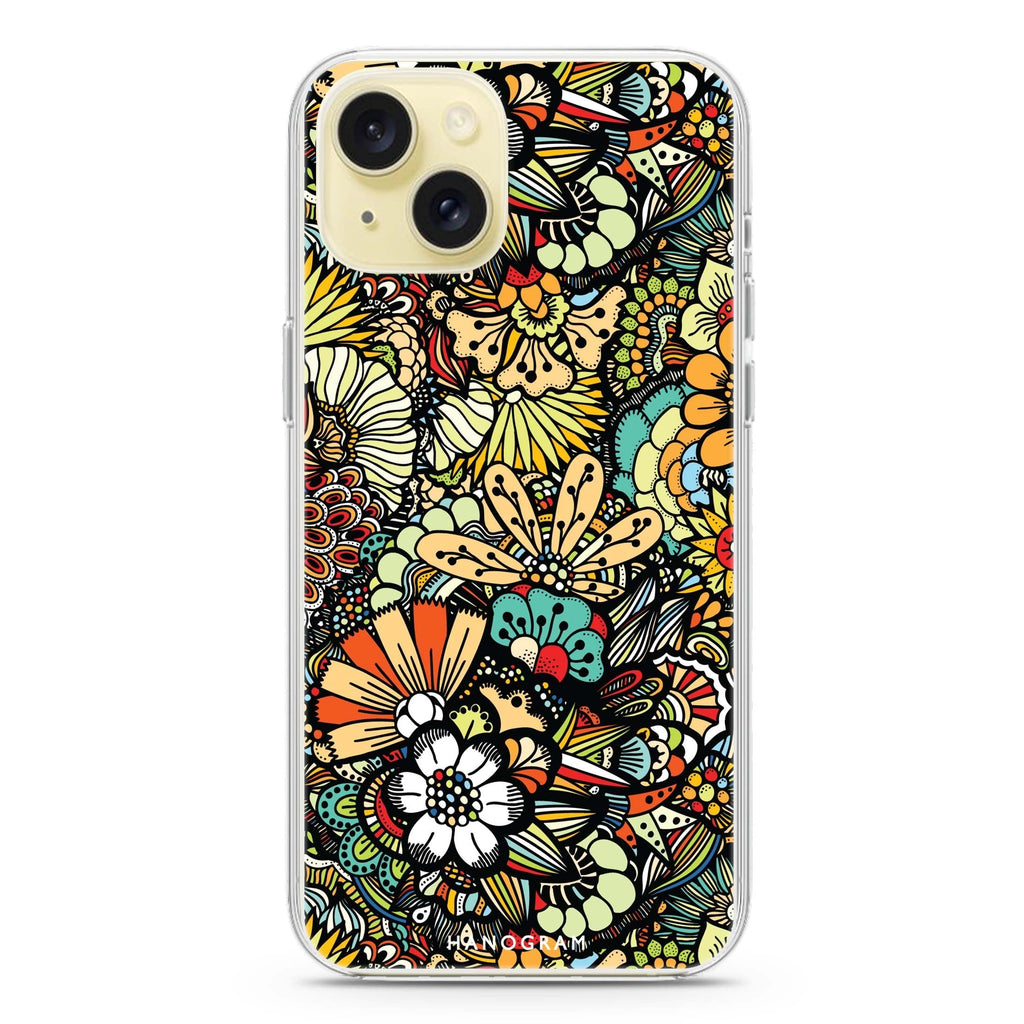 Blooming Harmony iPhone 15 plus 水晶透明保護殼
