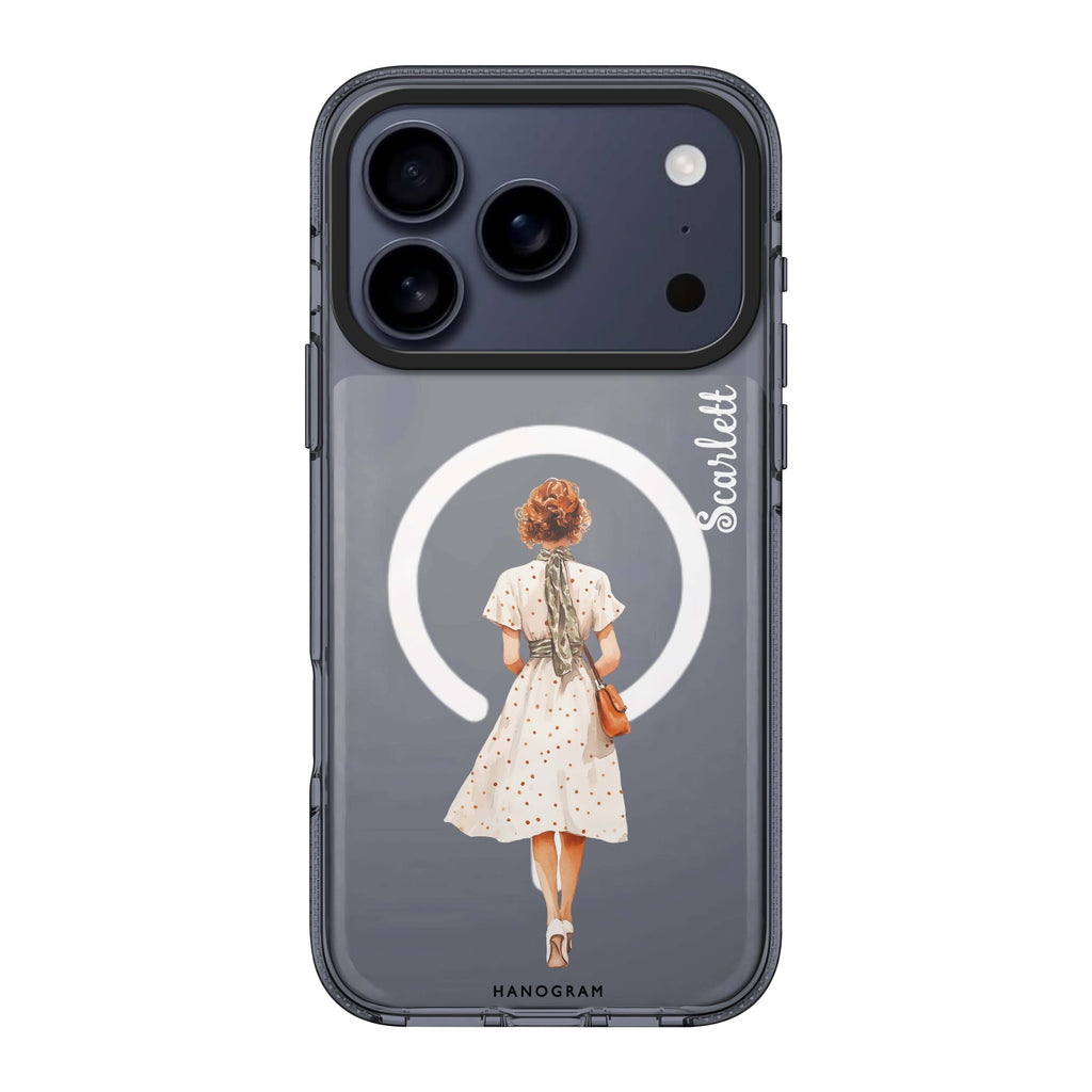 Dot Days iPhone 17 Pro Max MagSafe 水晶透明保護殼 圖案款設計 可自訂名字及字色 圖1