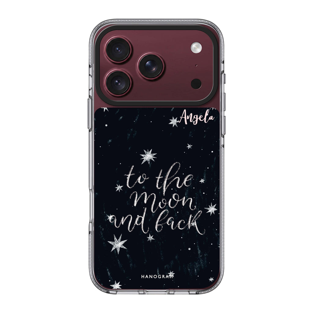 To the moon and back 水晶透明保護殼