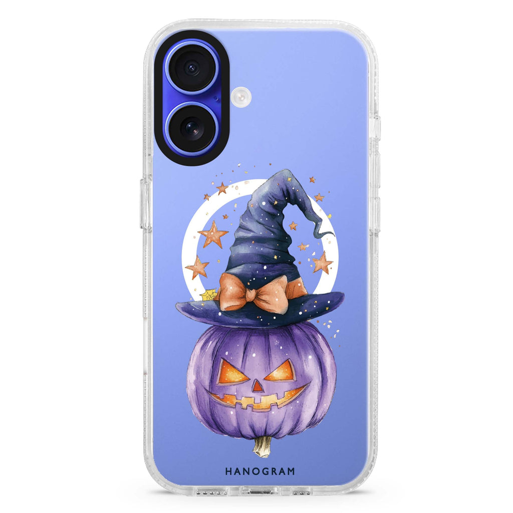 Starry Bow Pumpkin Magsafe 兼容水晶透明保護殼