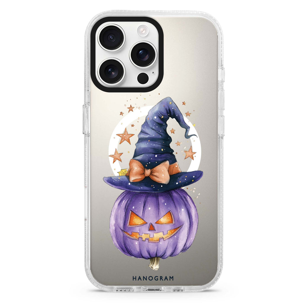 Starry Bow Pumpkin Magsafe 兼容水晶透明保護殼