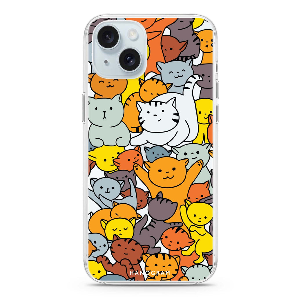 Meow Mates iPhone 15 水晶透明保護殼