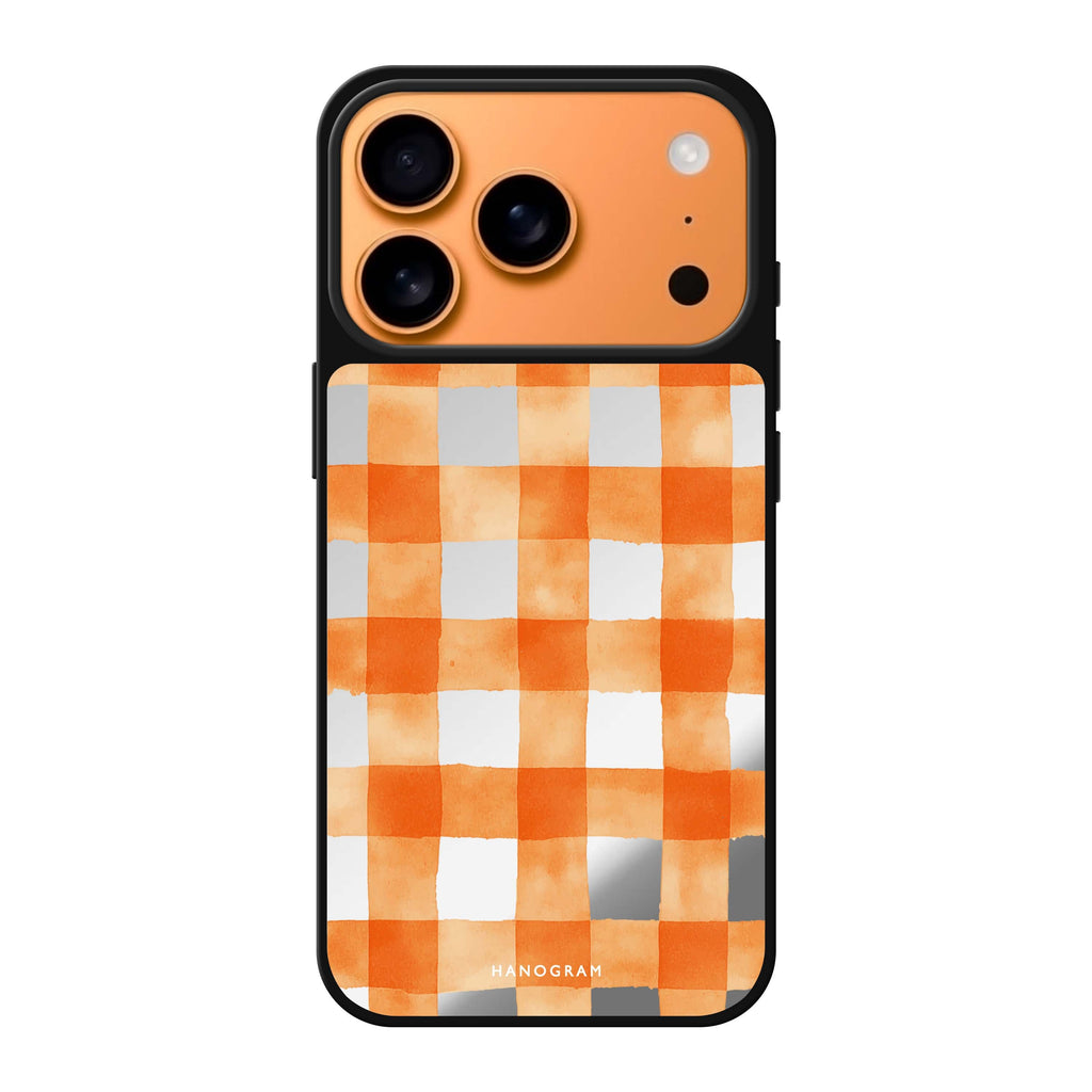 Spice Grid 圖案 iPhone 17 Pro Max 鏡面手機殼主圖
