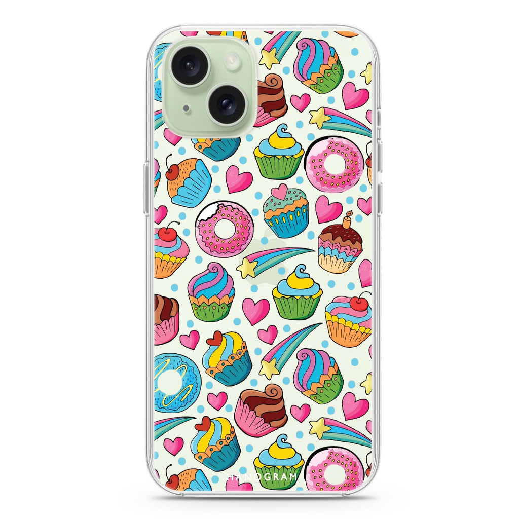Passion Pastries iPhone 15 plus 水晶透明保護殼