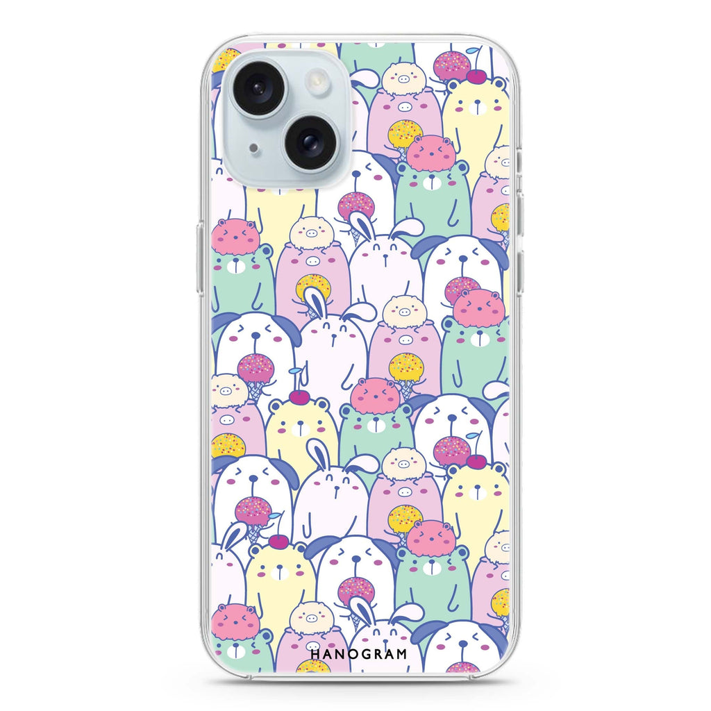 Charm Critters iPhone 15 水晶透明保護殼