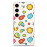 Animagic Adorables Samsung Galaxy S26/S25/S24 水晶透明保護殼正面展示