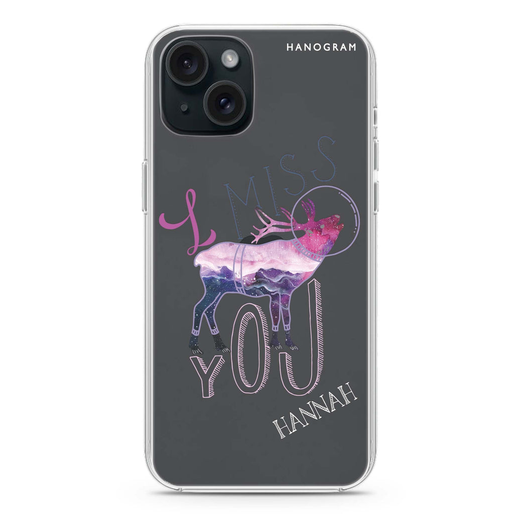 Galactic Love iPhone 15 plus 水晶透明保護殼