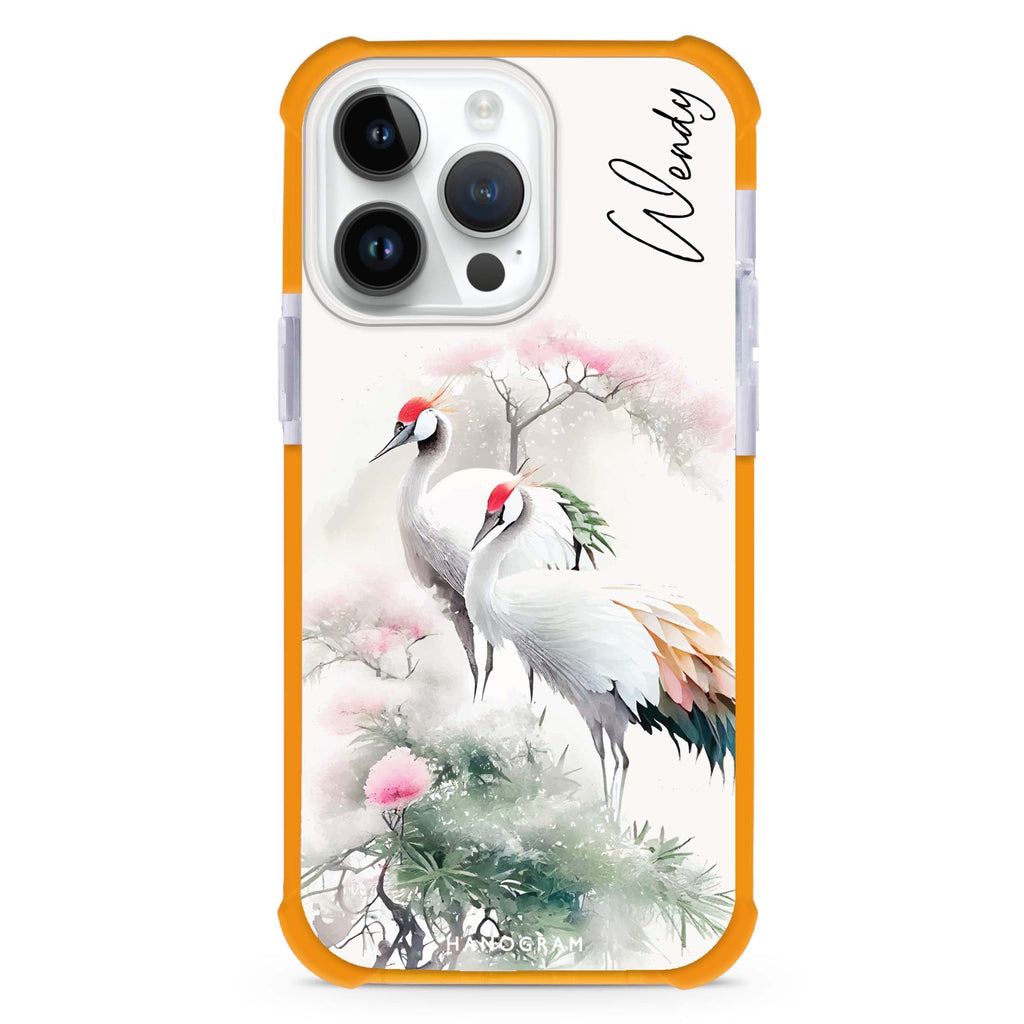Pines & cranes iPhone Magsafe 兼容超強防摔保護殼