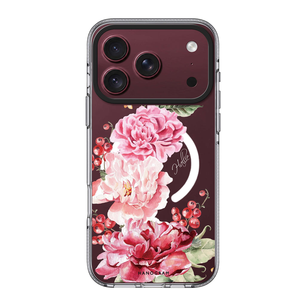 Pretty Watercolor Flowers 水晶透明保護殼