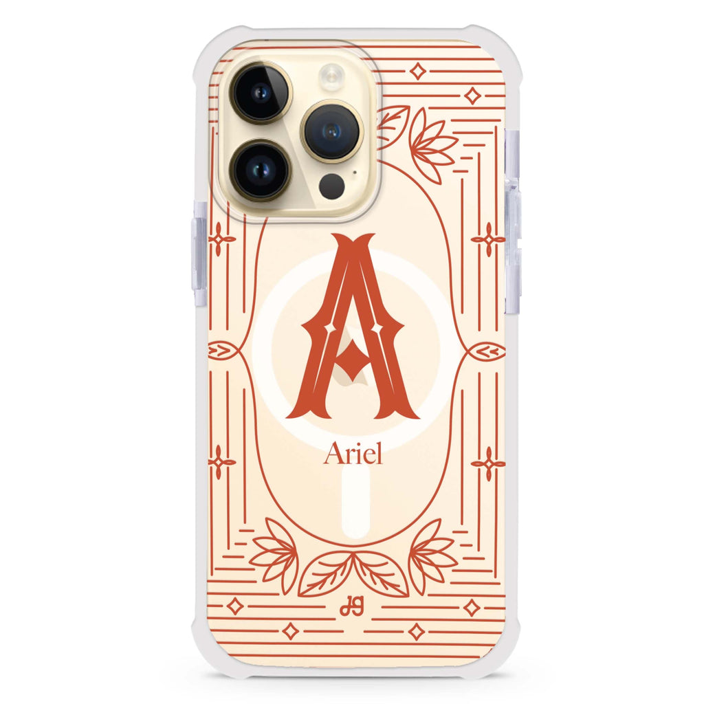 Artistic Monogram I iPhone Magsafe 兼容超強防摔保護殼