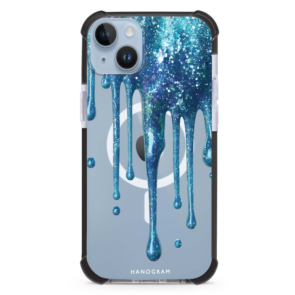 Gleaming Drips iPhone 15 Plus Magsafe 兼容超強防摔保護殼