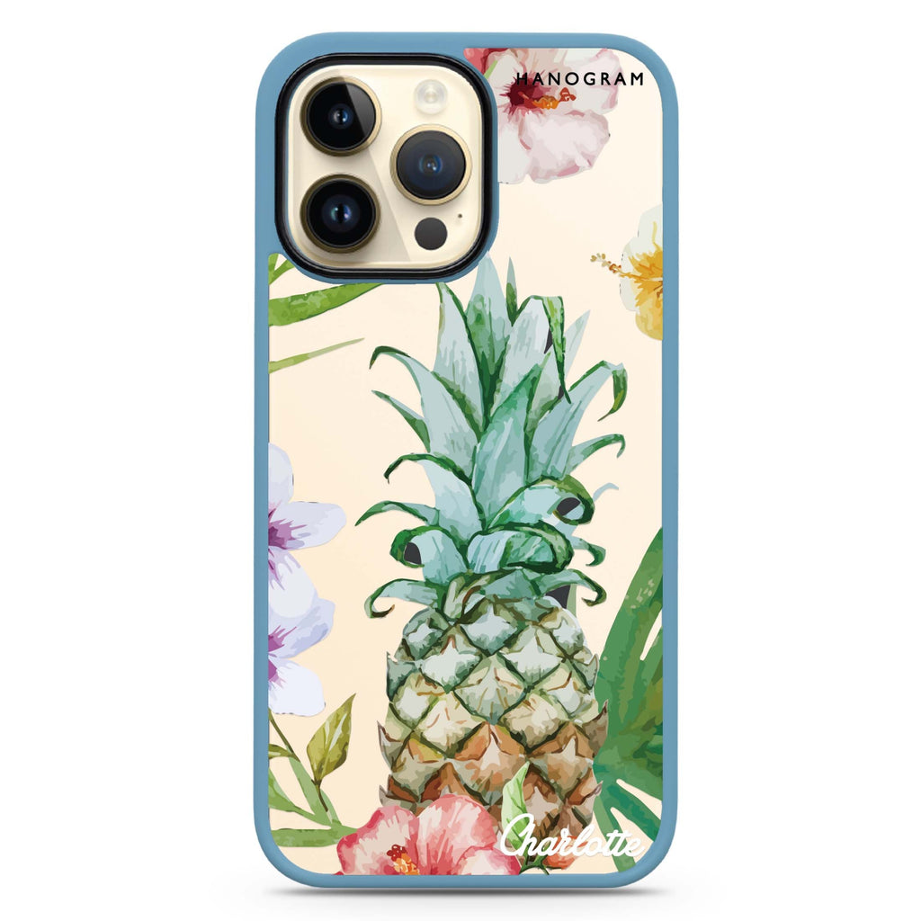 Pineapple & Floral iPhone 15 Pro Max 防衝擊保護殼