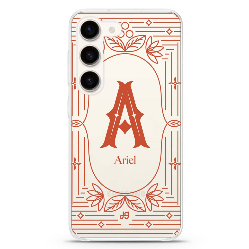 Artistic Monogram I Samsung Galaxy 水晶透明保護殼