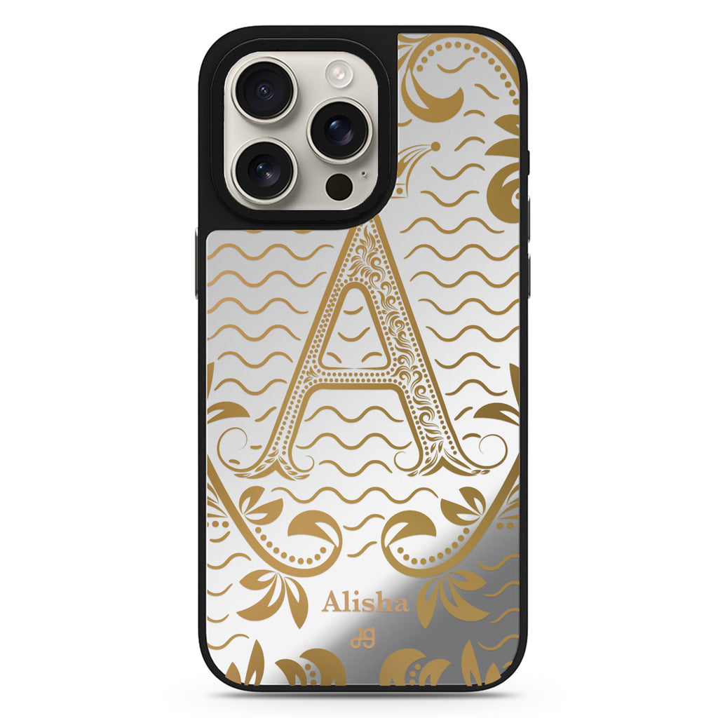 Royal Vintage Monogram 鏡面手機殼