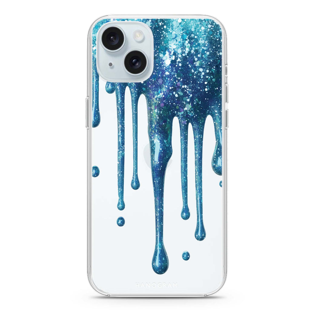 Gleaming Drips iPhone 15 Plus 水晶透明保護殼
