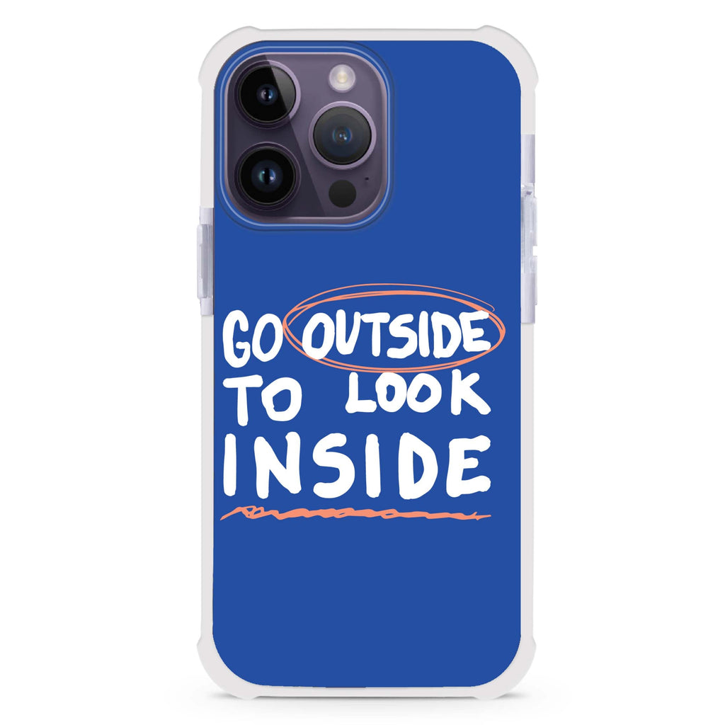 Go Outside to Look INSIDE iPhone Magsafe 兼容超強防摔保護殼