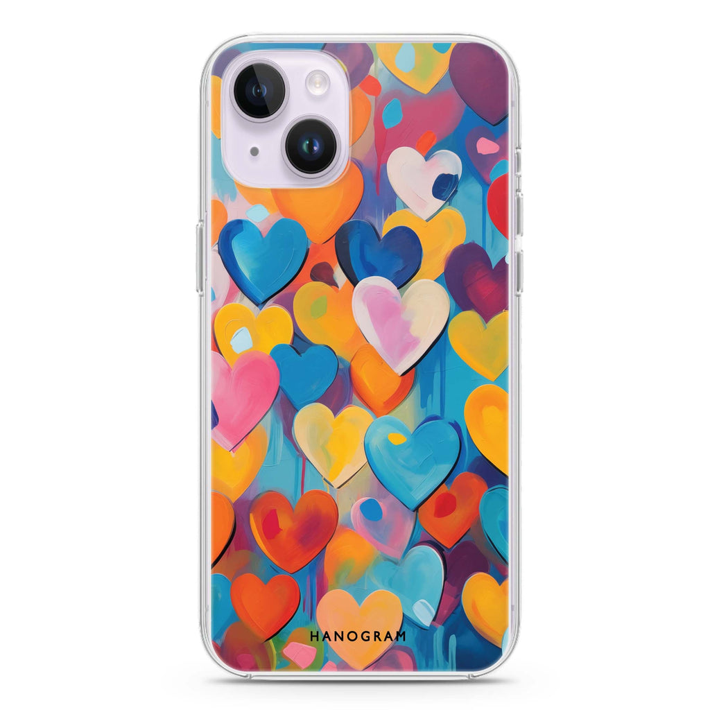 Heartflow Elegance iPhone 14 Magsafe 兼容水晶透明保護殼