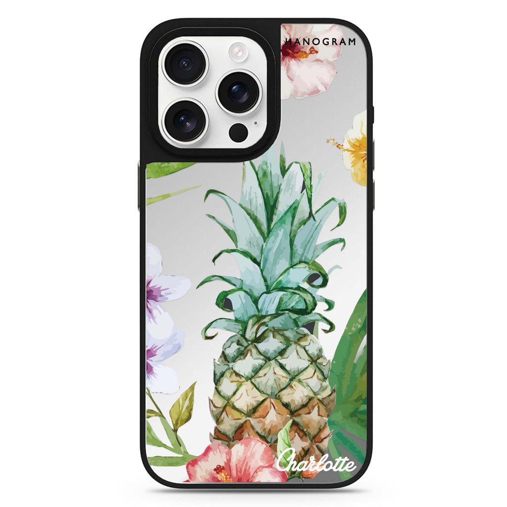 Pineapple & Floral 鏡面手機殼