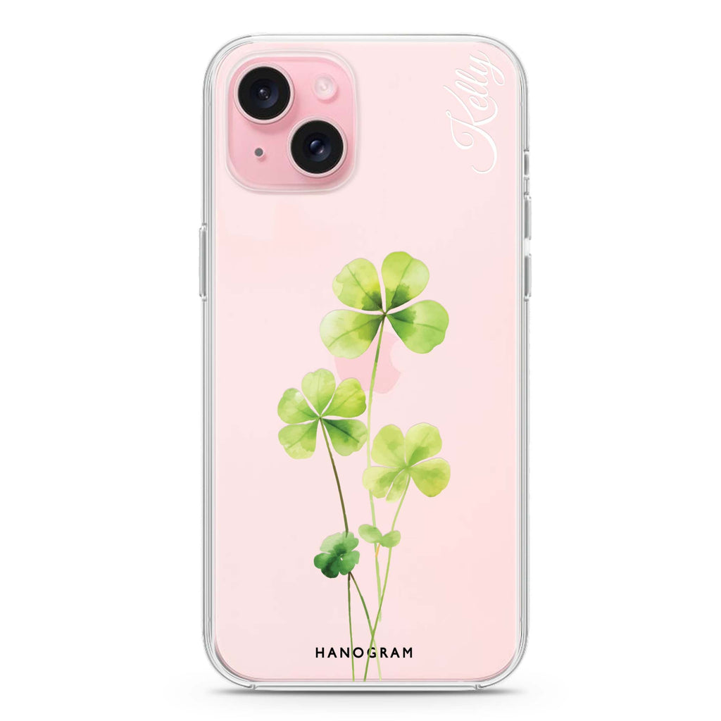 Trinity Blossom iPhone 15 Plus水晶透明保護殼