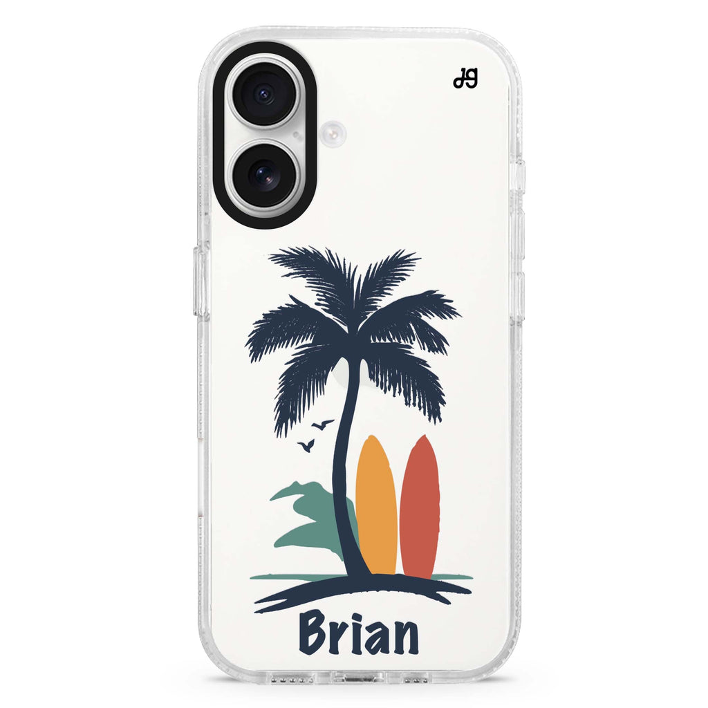 Palm & Board 水晶透明保護殼